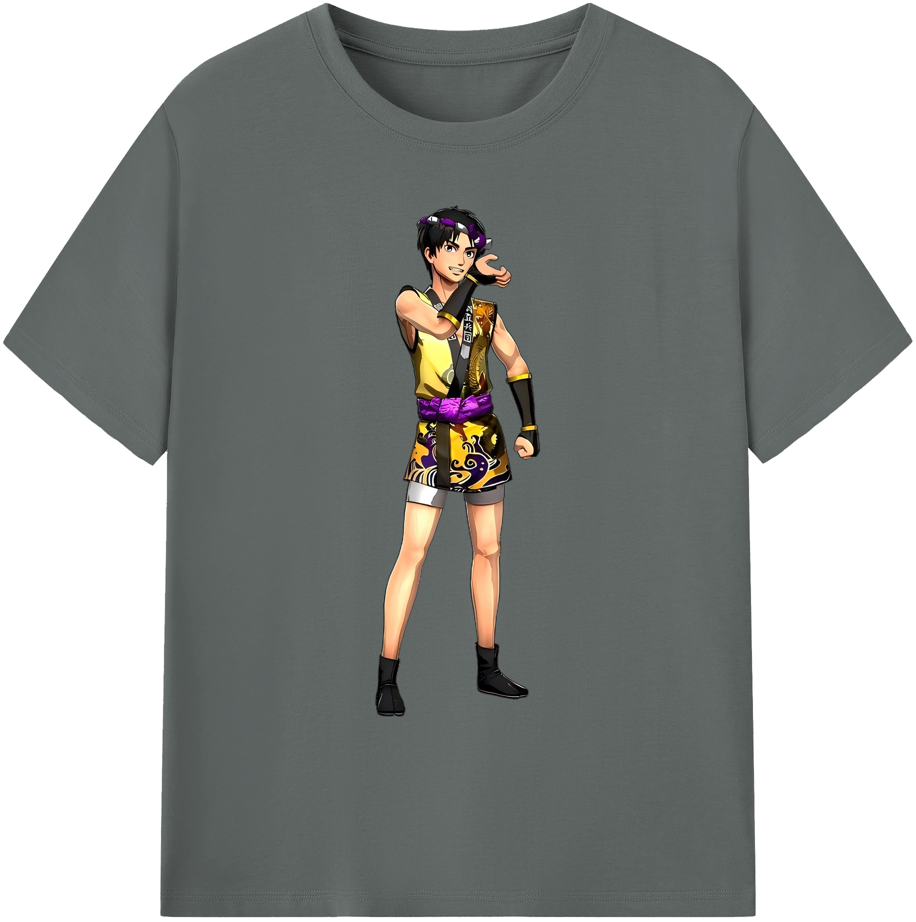 （画像用） 進撃の巨人 リヴァイ·アッカーマン Attack on Titan Levi Ackerman 綿100％ メンズ半袖Tシャツ｜肌触りやわらか＆通気性